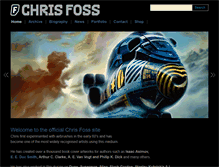 Tablet Screenshot of chrisfossart.com